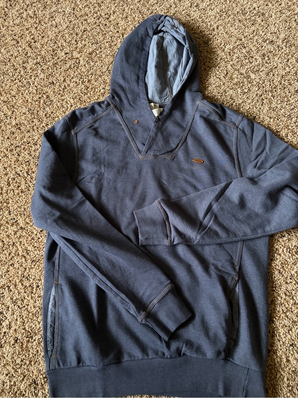 Diesel Men's Dark Blue Hooded Sweatshirt